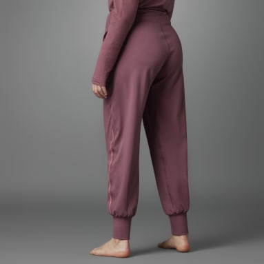 Ženy Joga Purpurová Kalhoty Authentic Balance Yoga