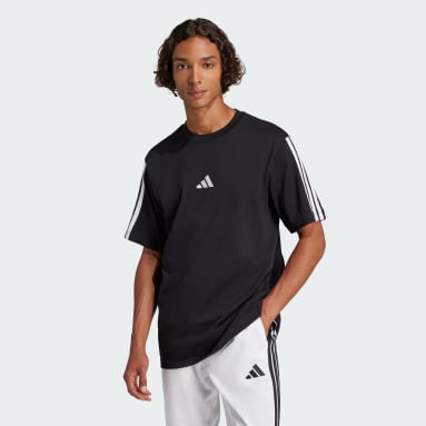 Camiseta Malha Simples Essentials Três Listras