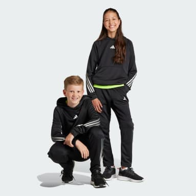 Sudadera con capucha Train Icons AEROREADY 3 bandas Negro Niño Gimnasio Y Entrenamiento