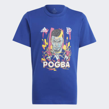 T-shirt graphique Pogba Bleu Enfants Football