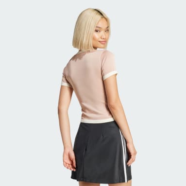 Knitted 3-Stripes Short Tee