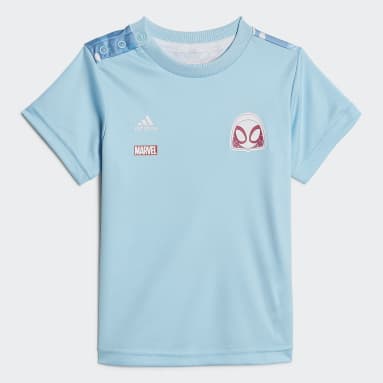 Conjunto de Verão Ghost Spider adidas x Marvel Azul Criança Sportswear