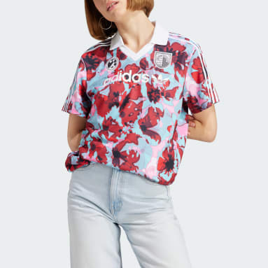 Koszulka Allover Print Short Sleeve Czerwony