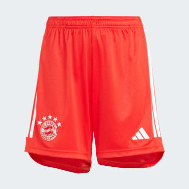 Pantalón corto primera equipación FC Bayern 23/24 (Adolescentes) Rojo Niño Fútbol