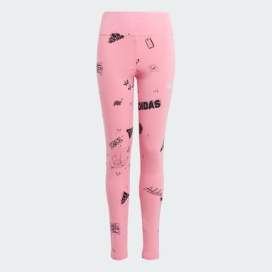Calzas Estampadas Brand Love Niños Rosado Niña Sportswear