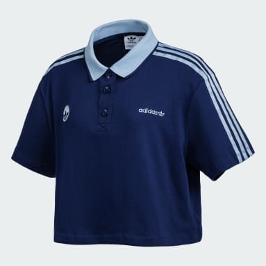 Loose Crop Polo Shirt