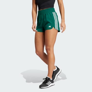 Quần Short Dệt Cạp Cao 3 Sọc Tập Luyện Pacer