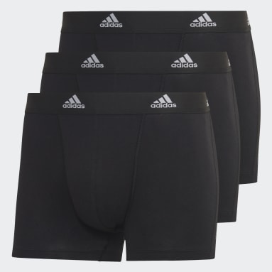 Men Sportswear Black Active Flex Cotton Trunk Briefs (3 pairs)