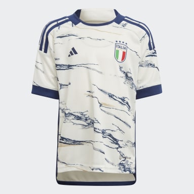 Mini kit Extérieur Italie 23 Blanc Enfants Football