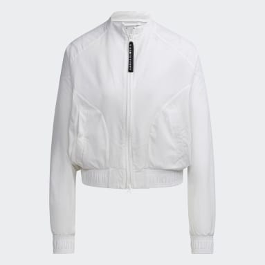 Frauen Fitness & Training Karlie Kloss Cover-Up Jacke Weiß