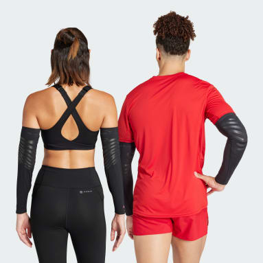 Running Black Adizero Control Running Sleeves