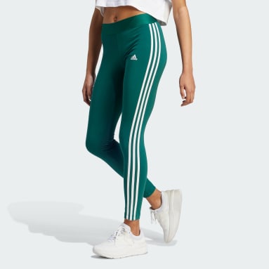 adidas Originals Leggings - Trousers - dark green/green 