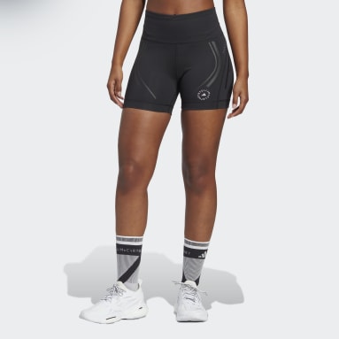 Women adidas_by_stella_mccartney Black 스텔라 트루페이스 러닝 쇼츠