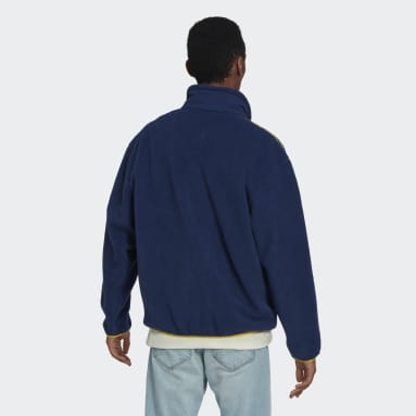 Giacca Fleece Sweden Blu Uomo Calcio