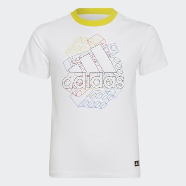 Remera adidas x Classic LEGO® Blanco Niño Sportswear