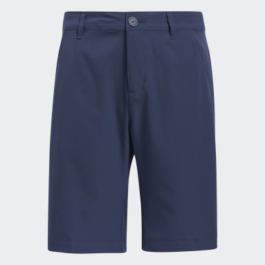 Boys Golf Blue Solid Golf Shorts