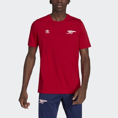 adidas Trefoil T-shirt Voor in het Rood gym en workout voor Hoodys Dames Kleding voor voor Kleding voor sport 