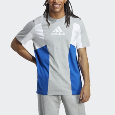 Polo Essentials Colorblock Plomo Hombre Sportswear