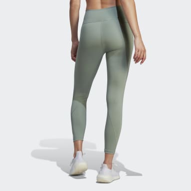 Women Gym & Training Green Opt 트레이닝 7/8 레깅스