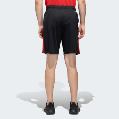 Men Training Black TRAIN ESSENTIALS PIQUÉ 3-STRIPES TRAINING SHORTS