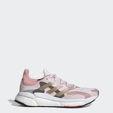 Women Running Pink Solarboost 4 Shoes