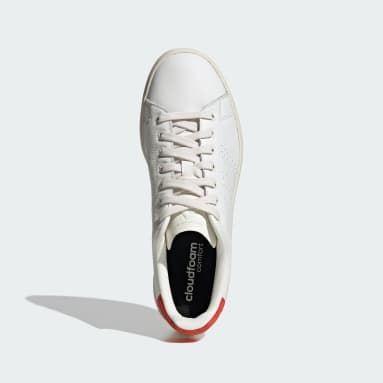Men Tennis White Advantage Premium Shoes
