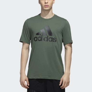Mens green adidas shirt new arrivals