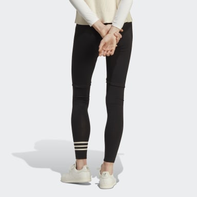 Adidas Solid Black Leggings Size L - 64% off