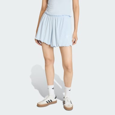 ESSENTIALS SCALLOPED EDGE SHORTS