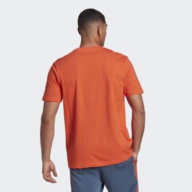 Muži Sportswear oranžová Tričko Essentials BrandLove