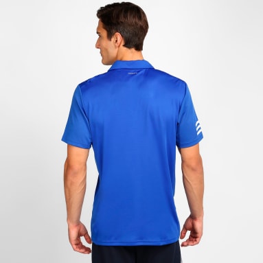 Men Tennis Blue CLUB 3STR POLO
