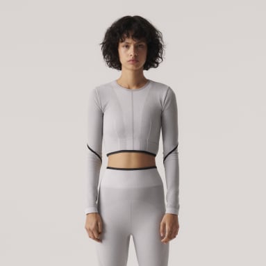 Frauen adidas by Stella McCartney adidas by Stella McCartney TrueStrength Longsleeve Grau