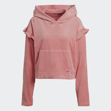 Blusa Moletom Capuz Originals Rosa Mulher Originals