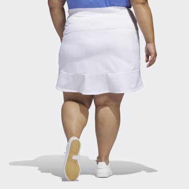 Women Golf White Frill Skort (Plus Size)