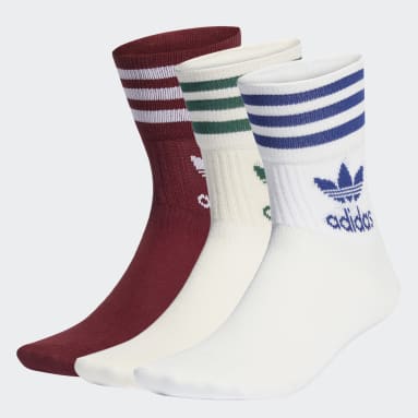 originals White 미드 컷 크루 삭스