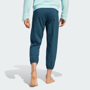 Men Yoga Turquoise Designed for Training Yoga Training 7/8 Pants