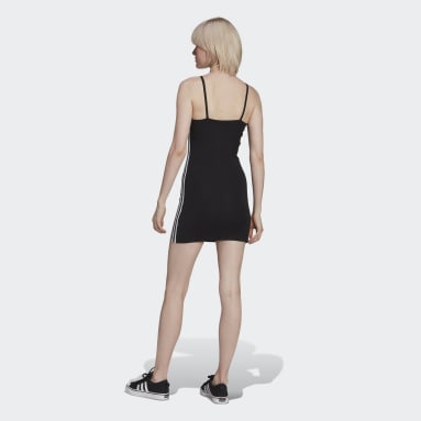 Women's Originals Black Adicolor Classics Tight Summer Dress