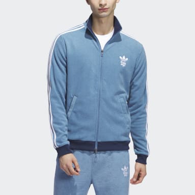 Men's Golf Blue adidas x Bogey Boys Full-Zip Track Jacket