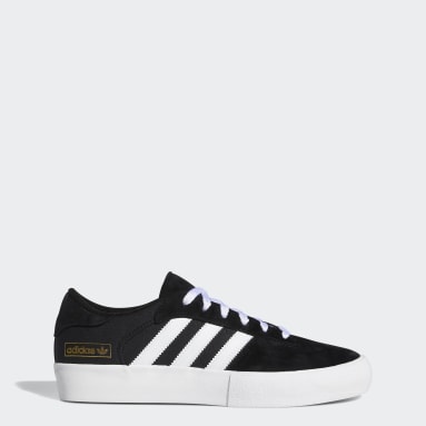 adidas black and white skate shoes