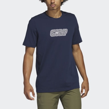 Men Golf Blue Golf Tee