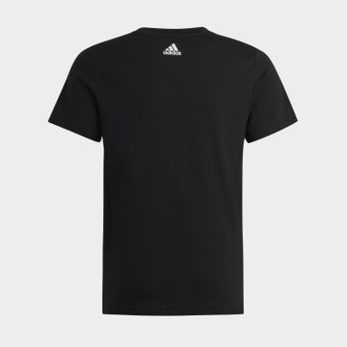 Jeugd 8-16 Jaar Sportswear Essentials Linear Logo Katoenen Slim-Fit T-shirt