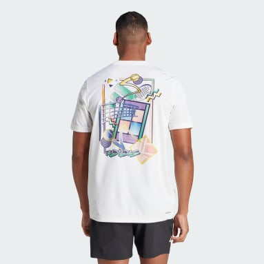 Jersey Court Sport Graphic Blanco Hombre Tennis