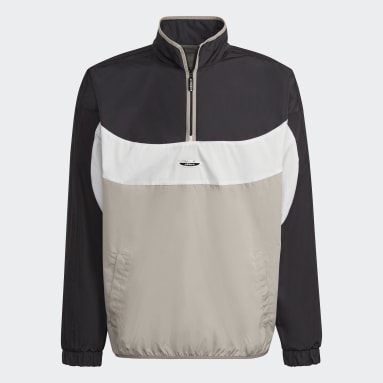 Sudadera cuello redondo R.Y.V. Half-Zip Negro Hombre Originals