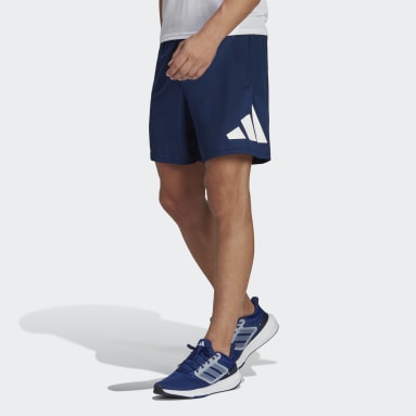 Άνδρες Γυμναστήριο Και Προπόνηση Μπλε Train Essentials Logo Training Shorts