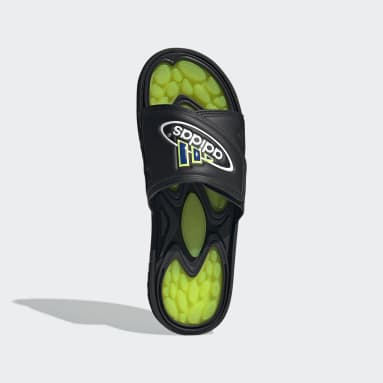 Women Originals Black Reptossage Slides