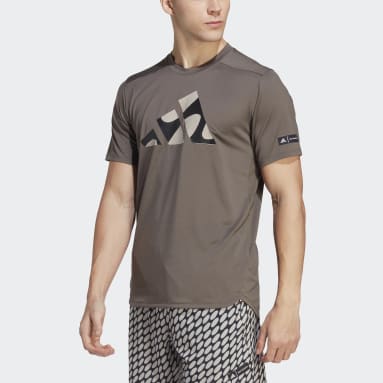 Männer Fitness & Training adidas x Marimekko Designed for Training T-Shirt Braun