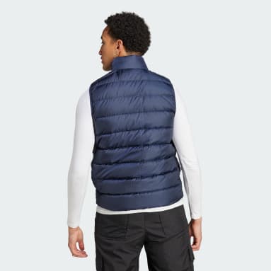 Chaleco Térmico Ligero Essentials 3 Franjas Azul Hombre Sportswear