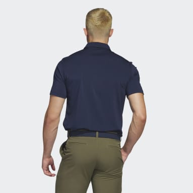 Männer Golf Ultimate365 Solid Left Chest Poloshirt Blau