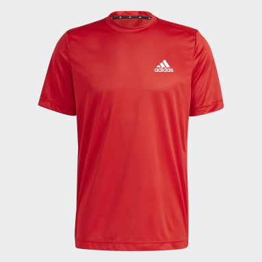 Camiseta AEROREADY Designed To Move Sport Rojo Hombre Training