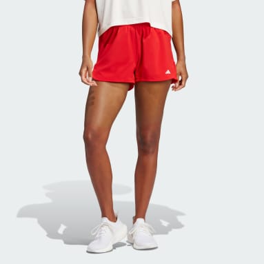 Pantalón corto Training Hyperglam Pacer Rojo Mujer Gimnasio Y Entrenamiento